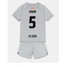 Barcelona Sergio Busquets #5 Tredjedraktsett Barn 2022-23 Kortermet (+ korte bukser)